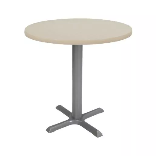 30" Round Cafe Bistro Table - Sand Drift/Silver