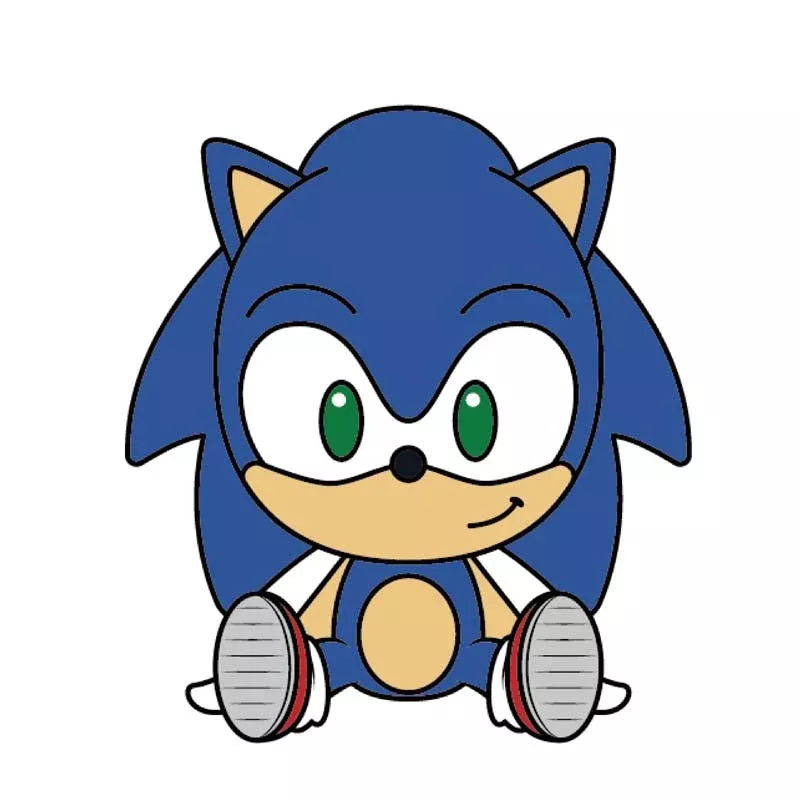 3D Foam Collectible Magnet - Sonic the Hedgehog