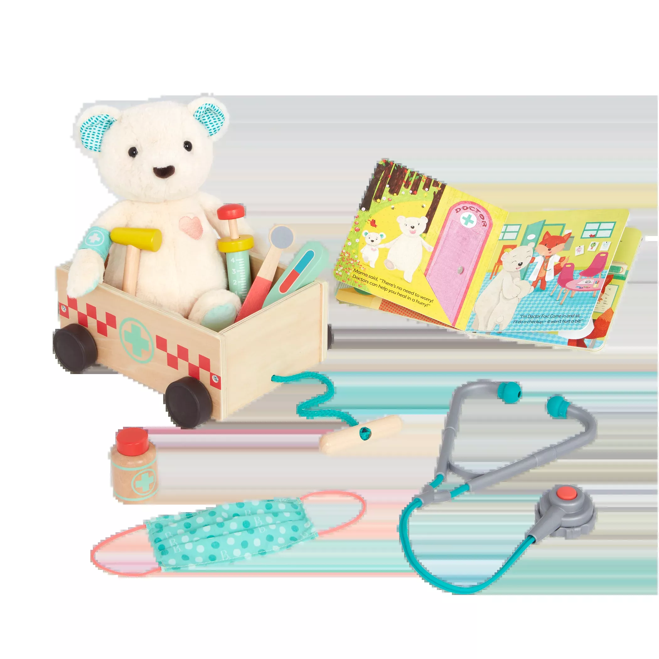 B. toys – Happyhues - Bobby Bear Playset
