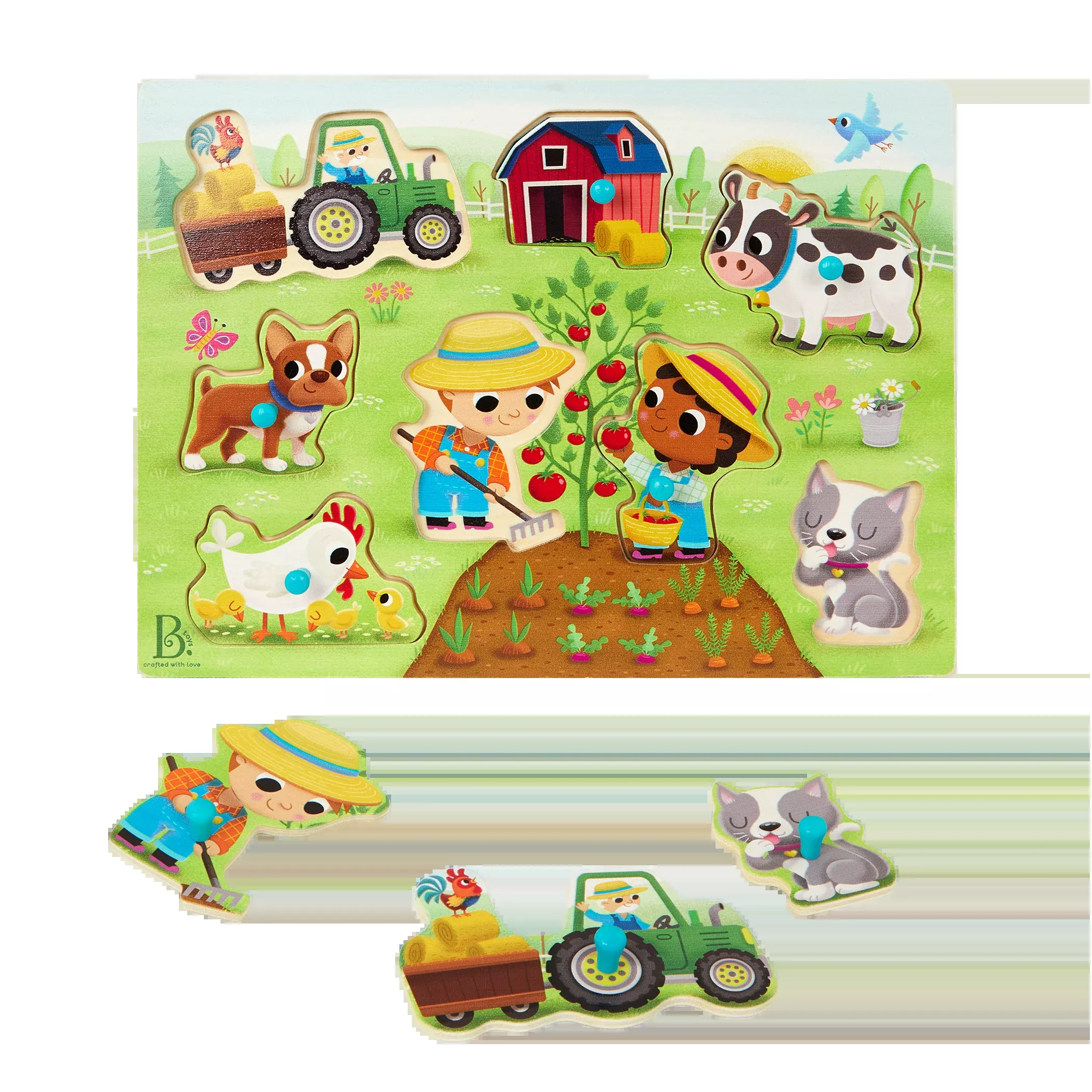 B. toys – Peek & Explore - Barnyard
