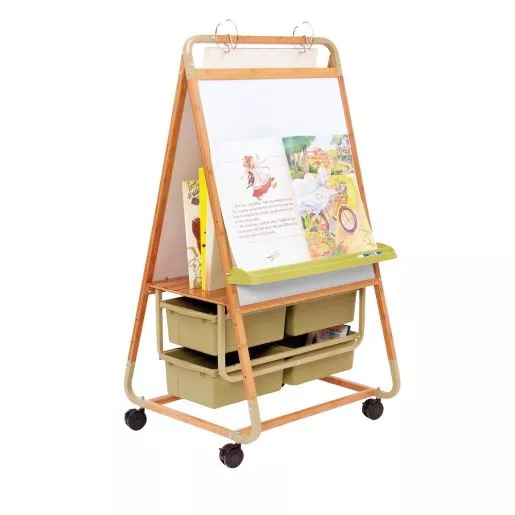 Bamboo Double Sided Teaching Easel