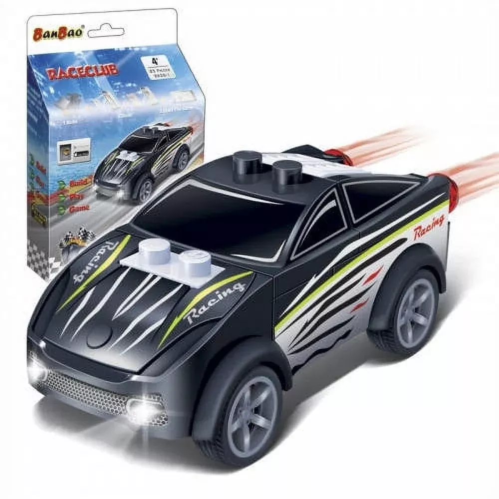 BanBao Black Widow Mini Pullback Racing Buggy STEM Building Kit - 26 pcs