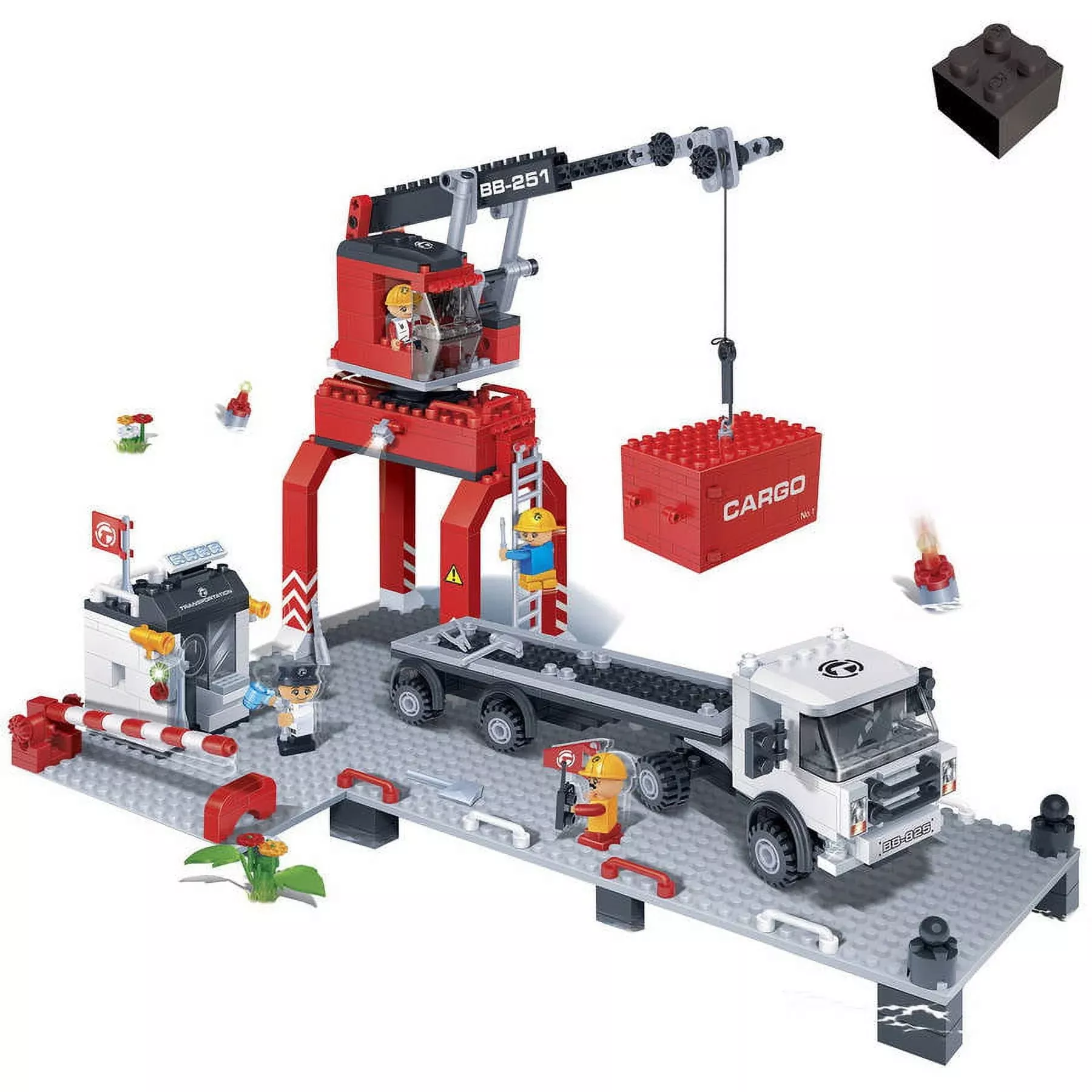 Banbao Cargo Loading Port Construction Set - 538 Pieces