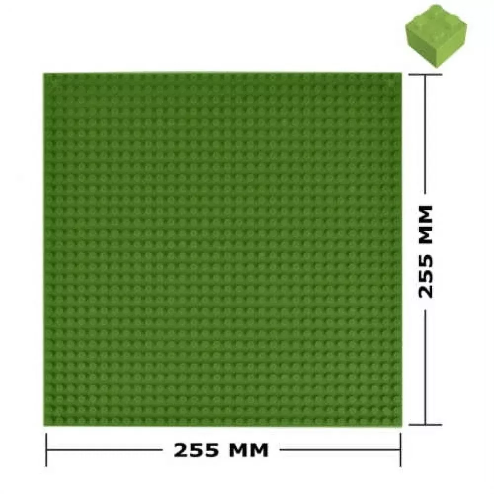 BanBao Green Basic Base Plate for Small Blocks - Compatible Building Surface