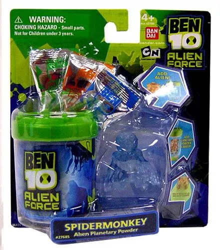 Ben 10 Alien Force Spidermonkey Alien Planetary Powder