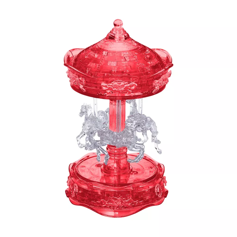 BePuzzled Carousel 3D Crystal Puzzle - 83 pc