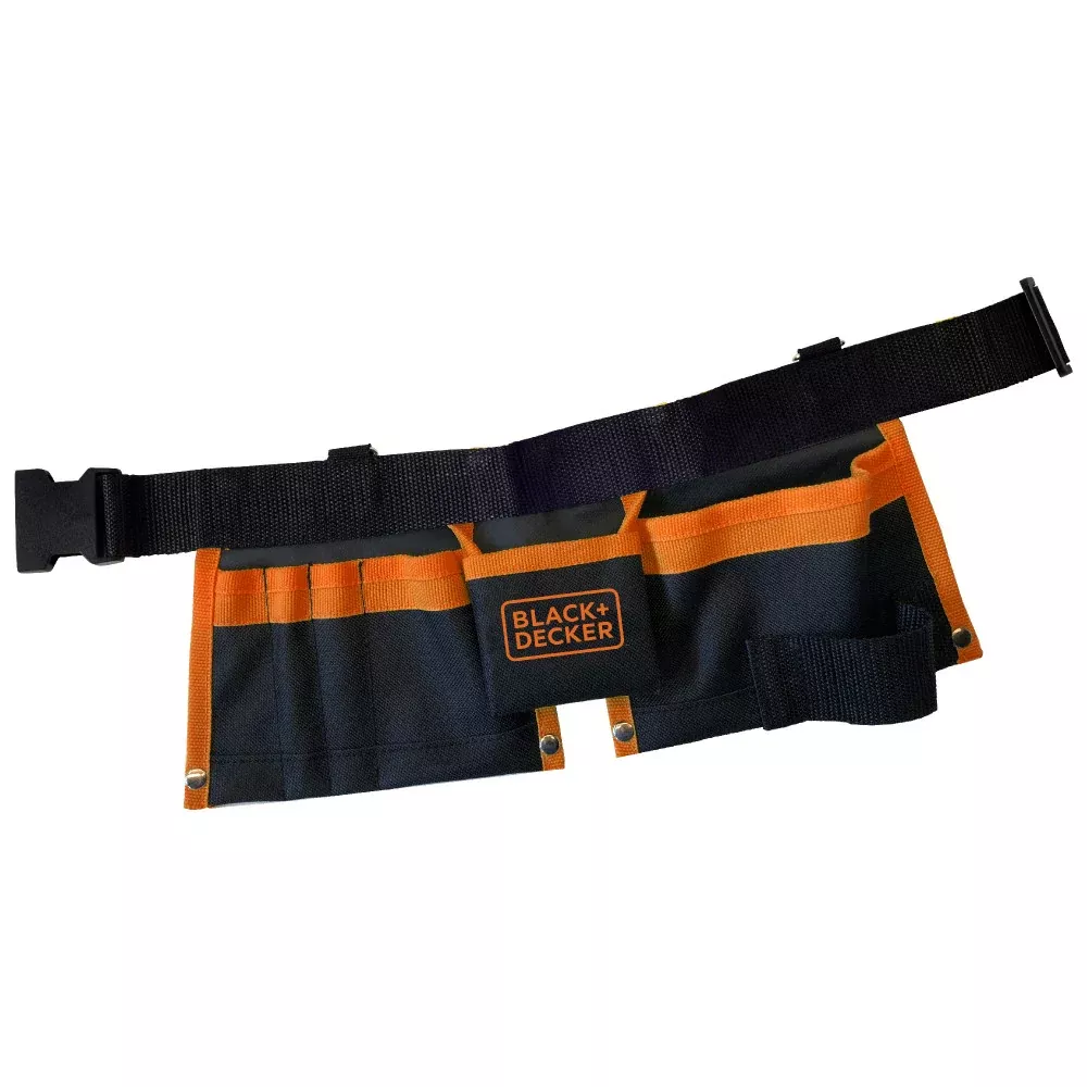 Black and Decker Kids Tool Belt - Pretend Play Set with Adjustable Strap