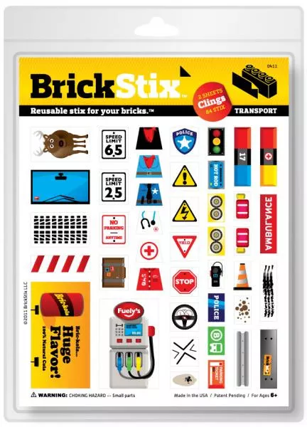 BrickStix Transport Pack Stickers