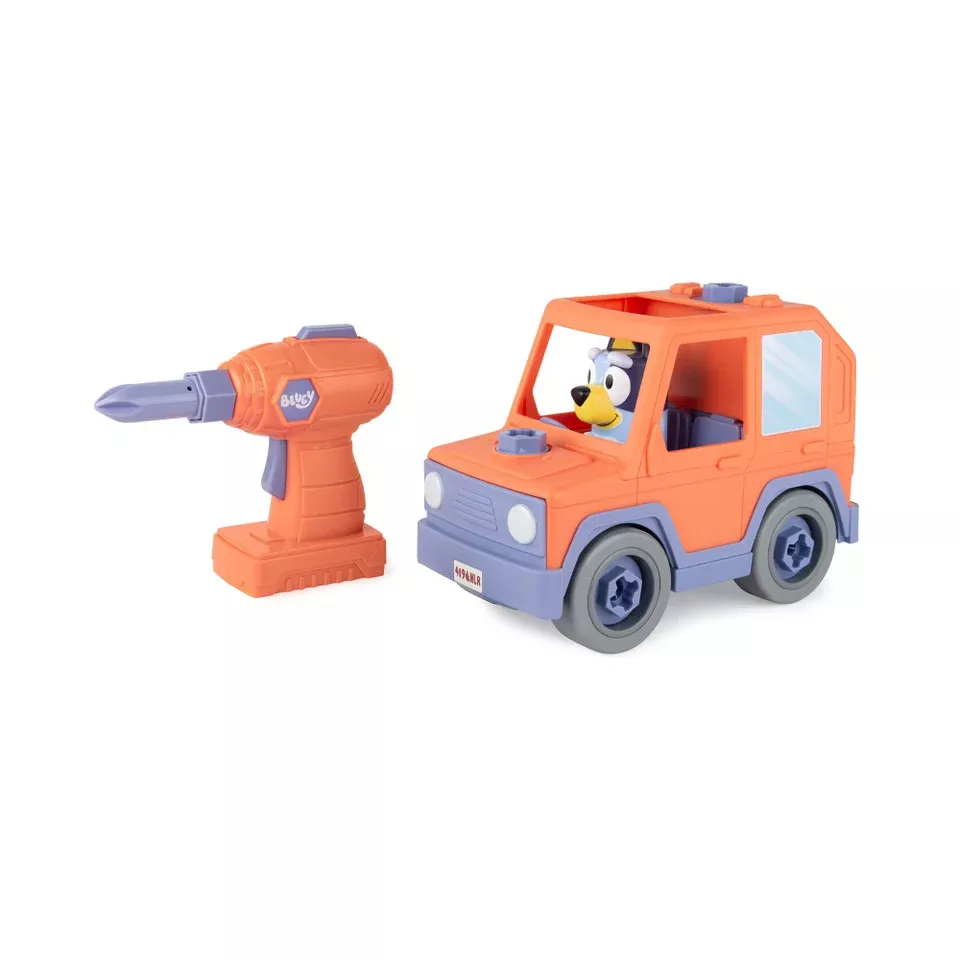 Build-A-Buddy Bluey Motorized Car with Drill