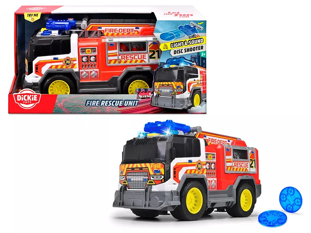 City Heroes -Fire Rescue Unit Light & Sound 30cm