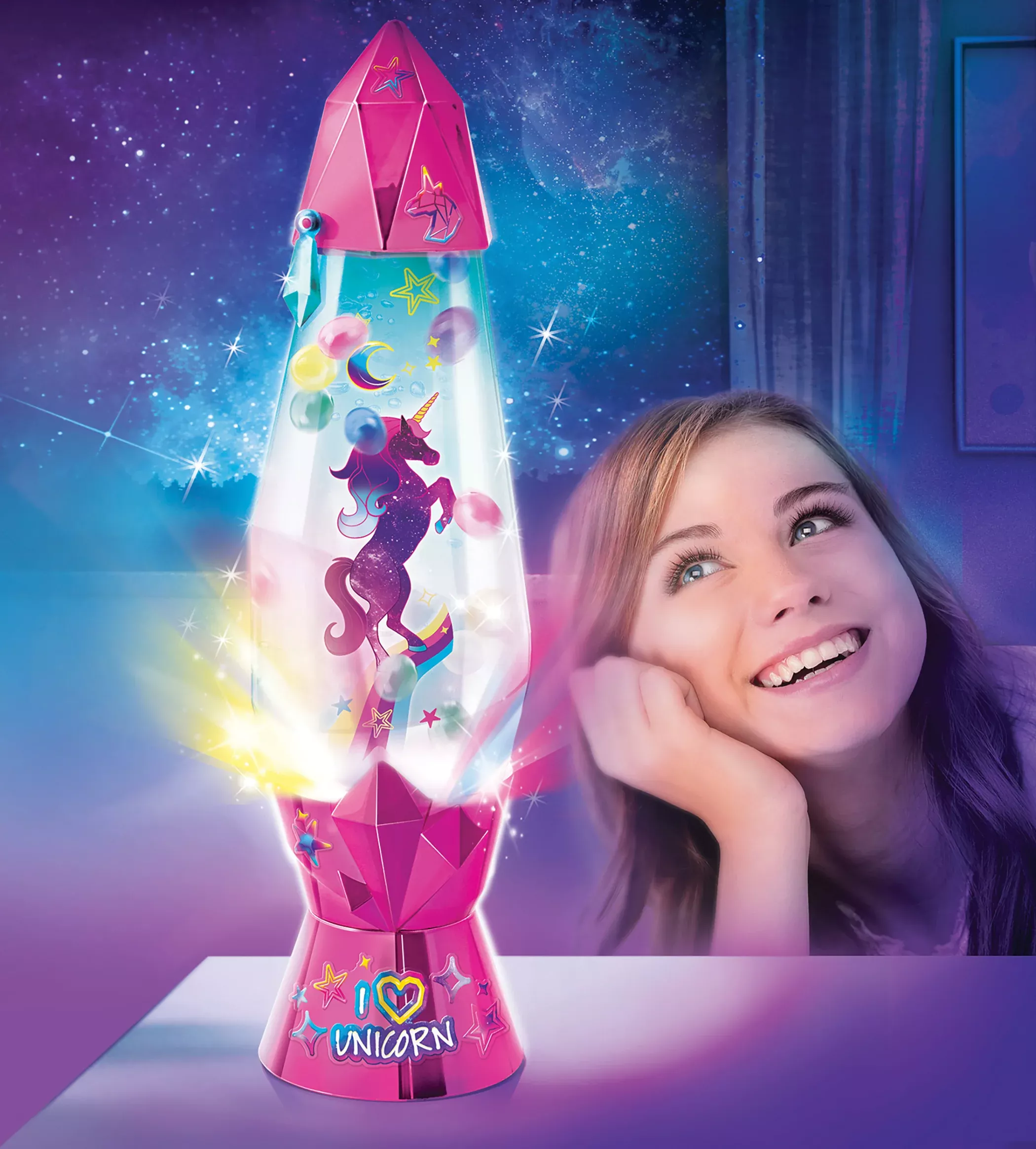 Collections Etc DIY Customizable LED Lava Lamp Kit
