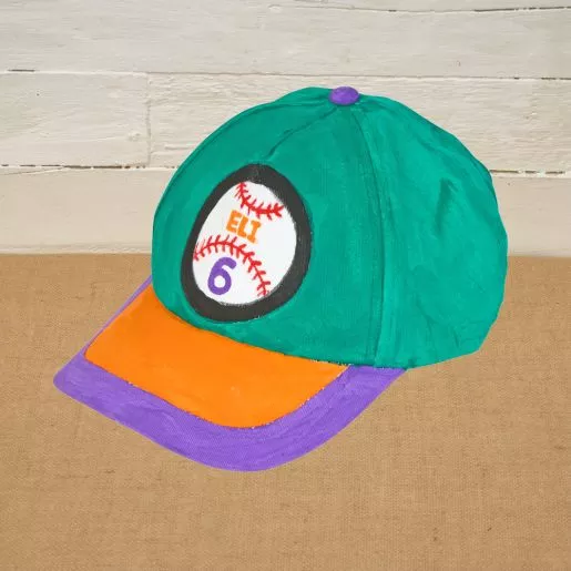 Colorations 100th Day Baseball Cap - Makes 12 Crafts