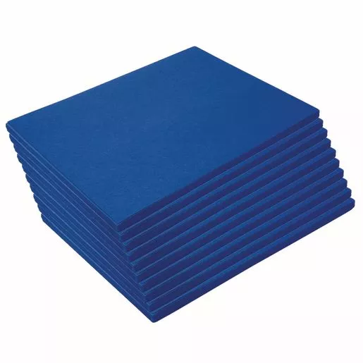 Colorations 9" x 12" Mediumweight Blue Construction Paper Pack - 500 sheets