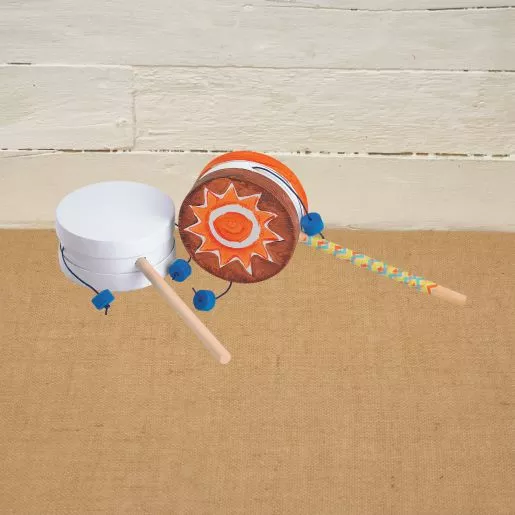 Colorations Camp Rhythm Spin Drum Creations - Makes 12 Craft Kits