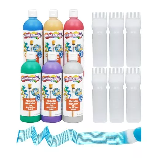 Colorations CreativeFlow™ Pattern Painter & Metallic BioColor Art Kit