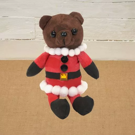 Colorations Holiday Bear Craft Kit - Makes 6 Crafts