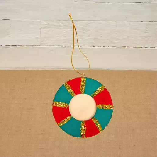 Colorations Holiday Glitter Frame Ornament - Makes 12 Crafts