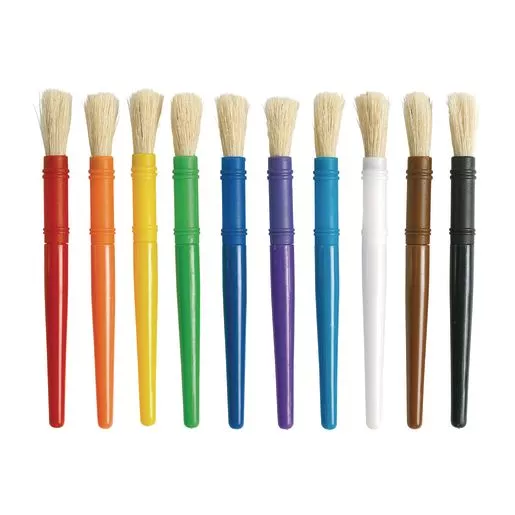 Colorations Plastic Chubby Paint Brushes