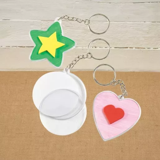 Colorations Spring Keepsake Keychains - Makes 12 Craft Kits