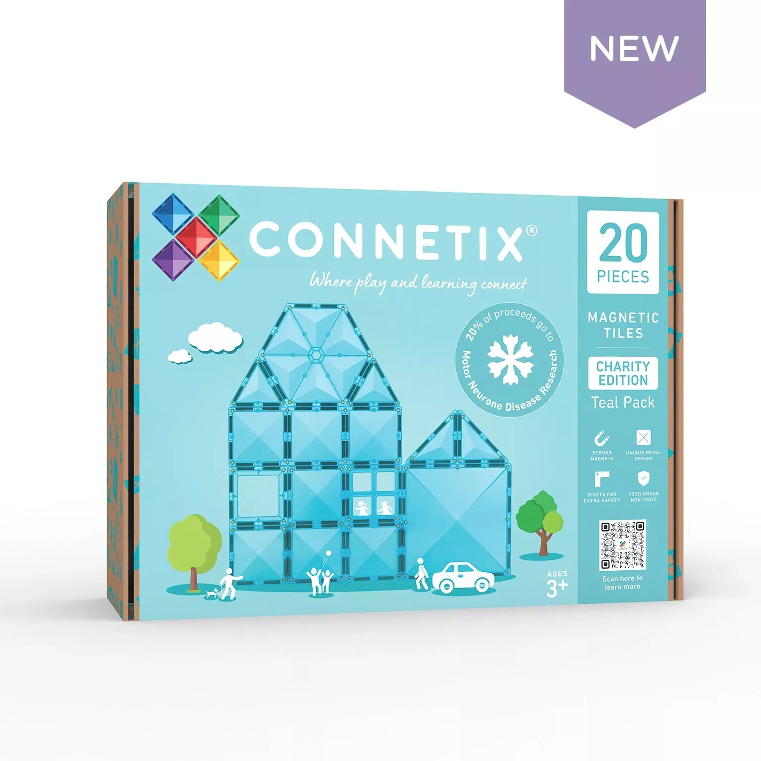 Connetix - Charity Pack Teal 20pc
