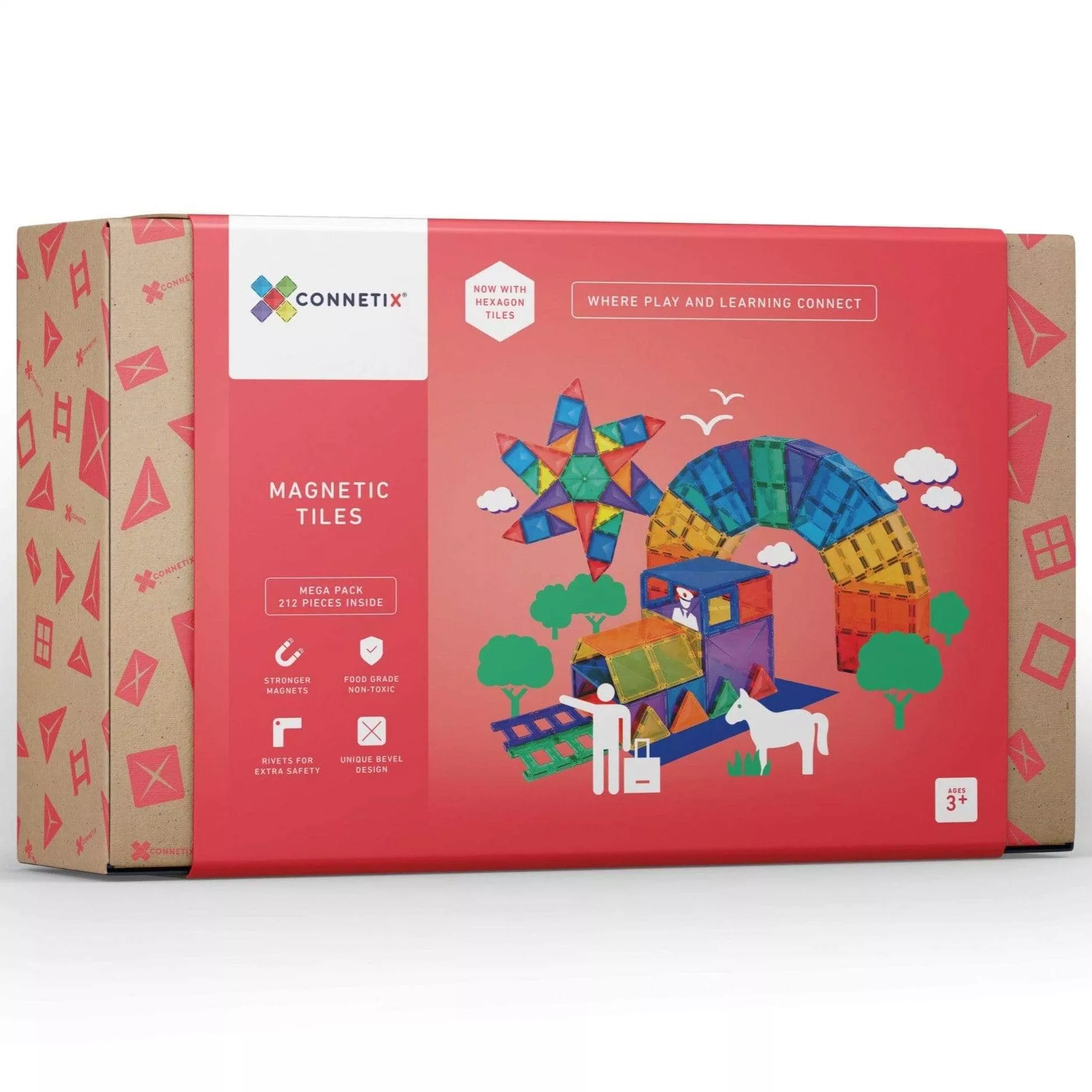 Connetix - Rainbow Mega Pack 212pcs