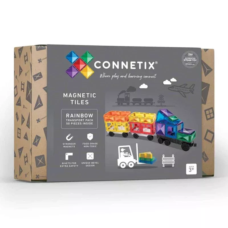 Connetix - Rainbow Transport Pack 50pcs