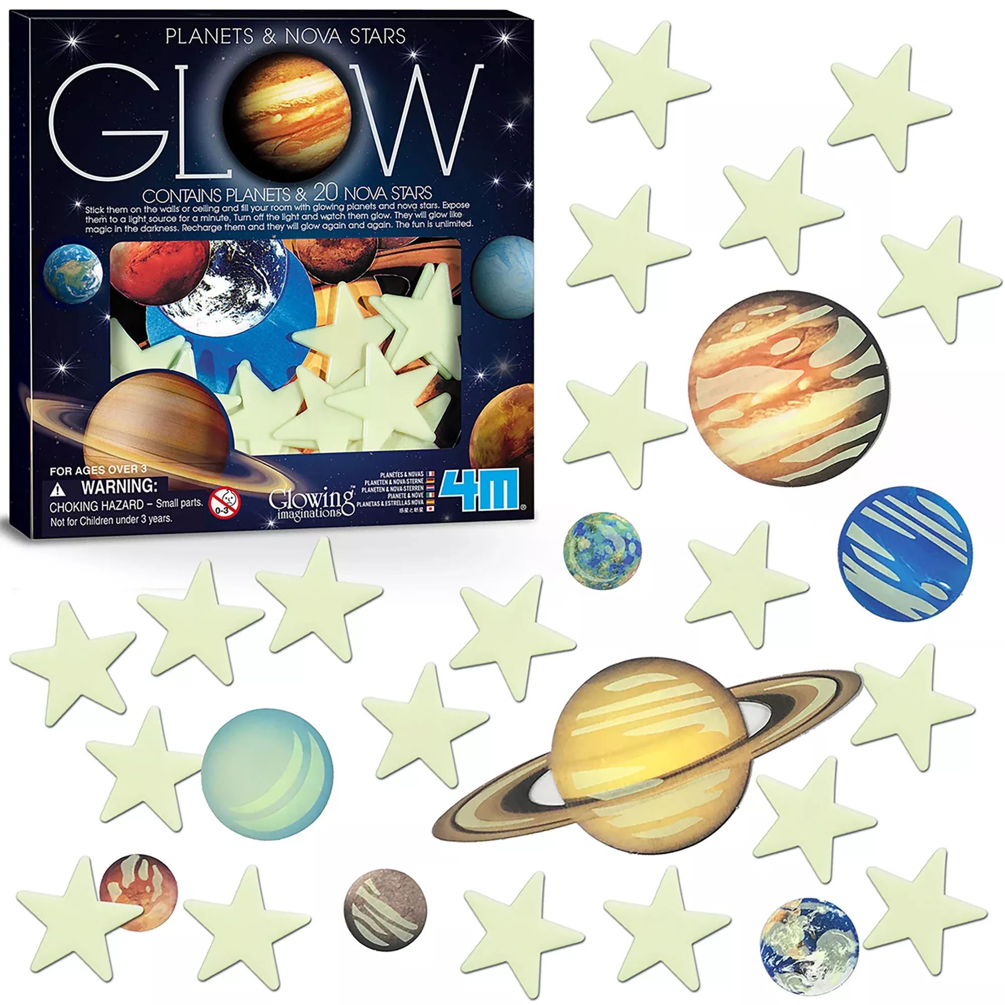 Cosmic Glow: Planets & Nova Star Bedroom Galaxy Kit
