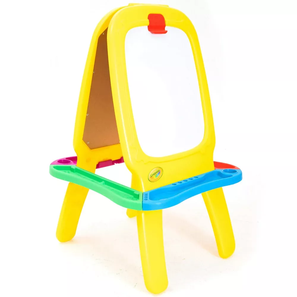 Crayola Deluxe Magnetic Double-Sided Easel - Interactive Learning Station - Multicolor