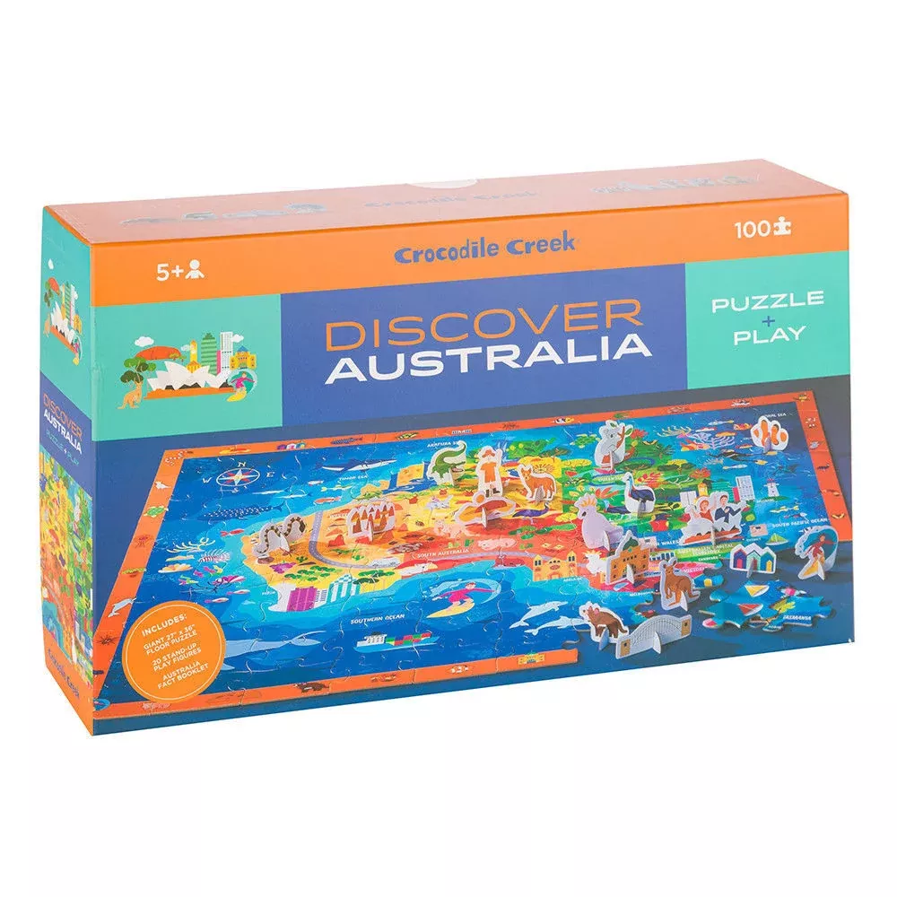 Crocodile Creek - Puzzle 100pcs - Discover Australia