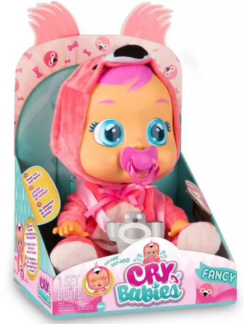 Cry Babies Fancy Flamingo Doll