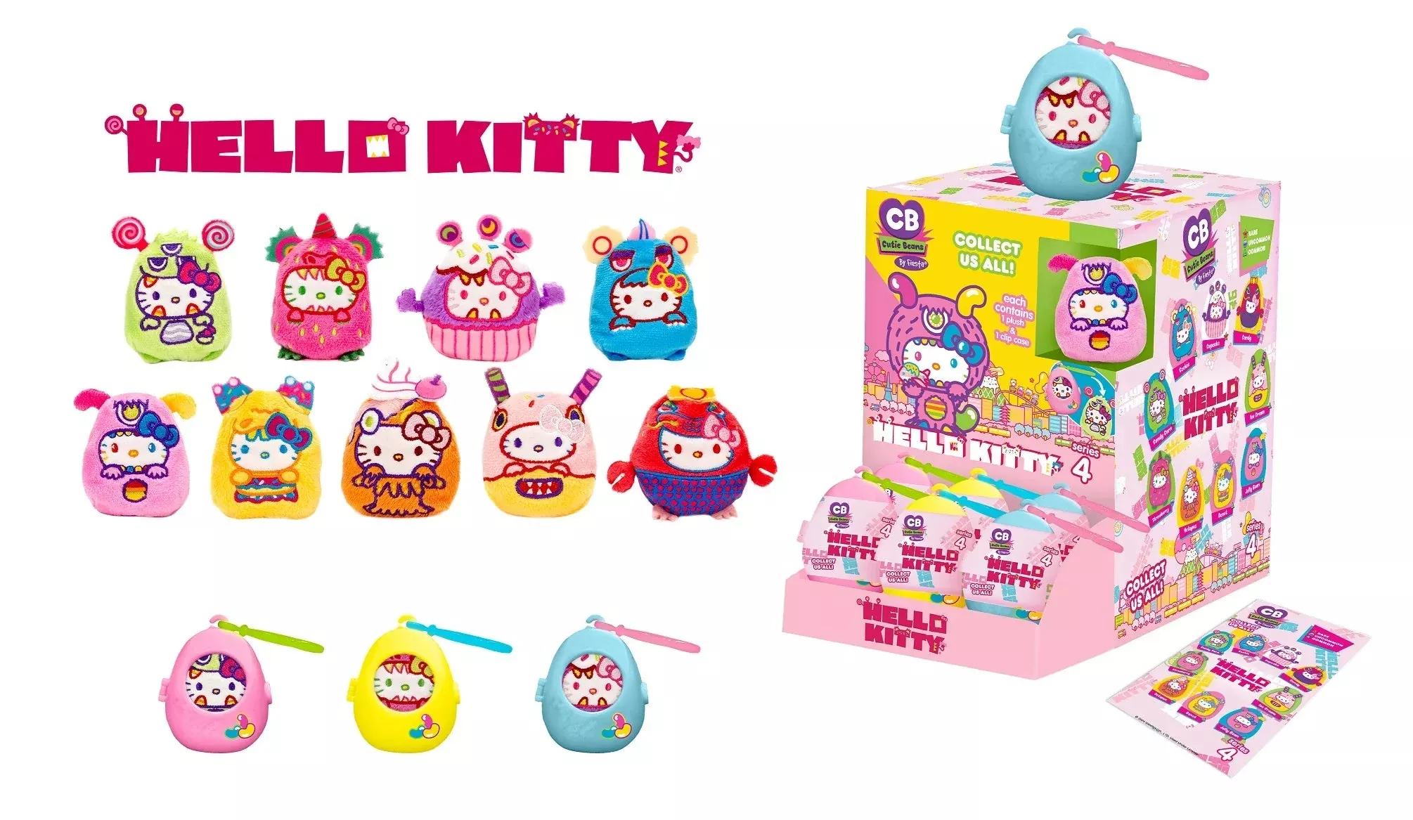Cutie Beans - 3” Sweet Kaiju Hello Kitty