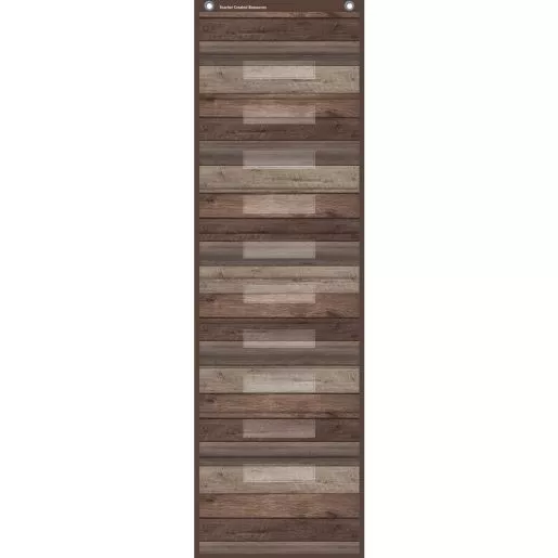 Dark Wood Pocket Chart