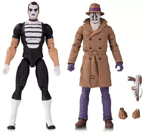 DC Watchmen Doomsday Clock Rorschach & Mime Action Figure 2-Pack