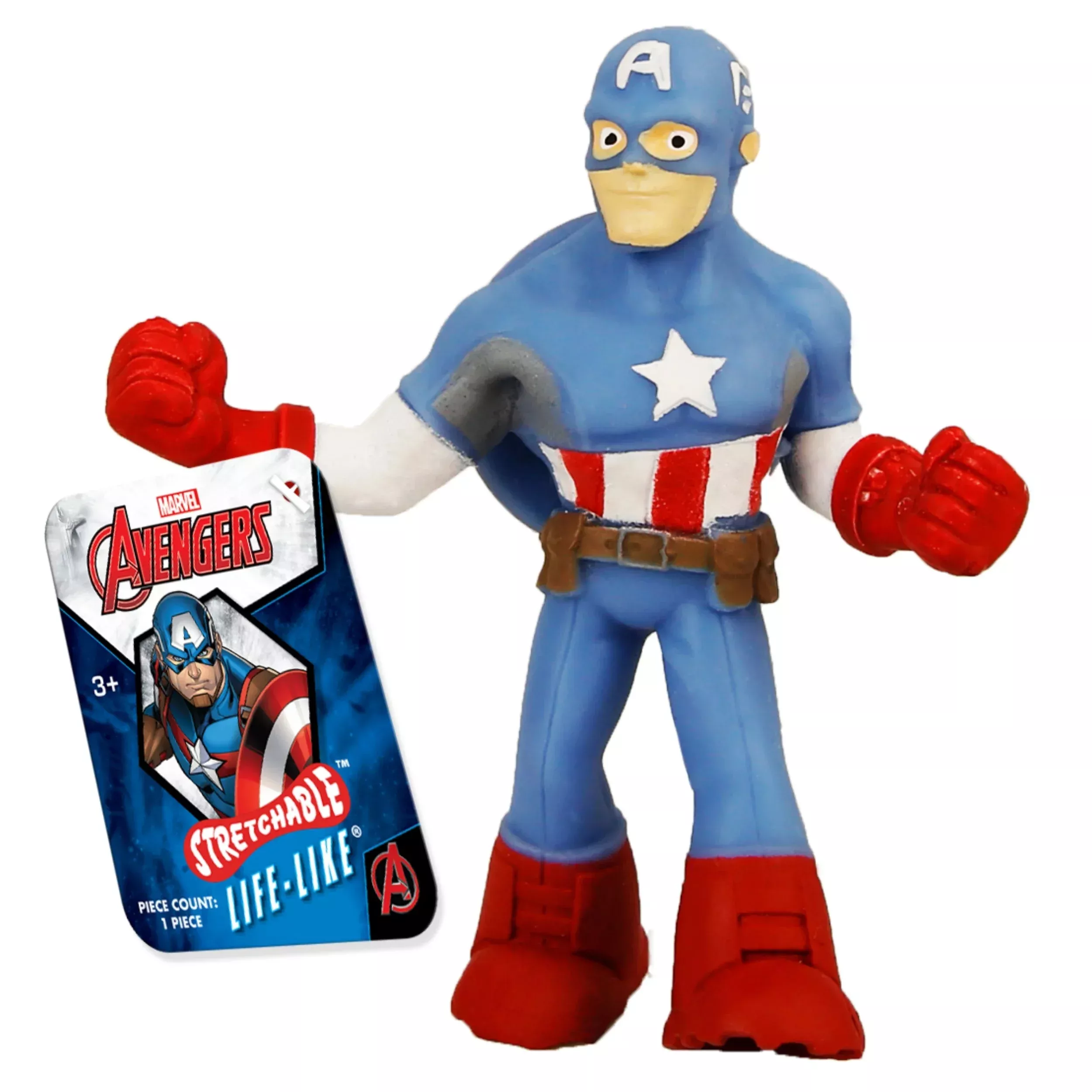 Disney & Marvel Life Like Stretchies - Captain America