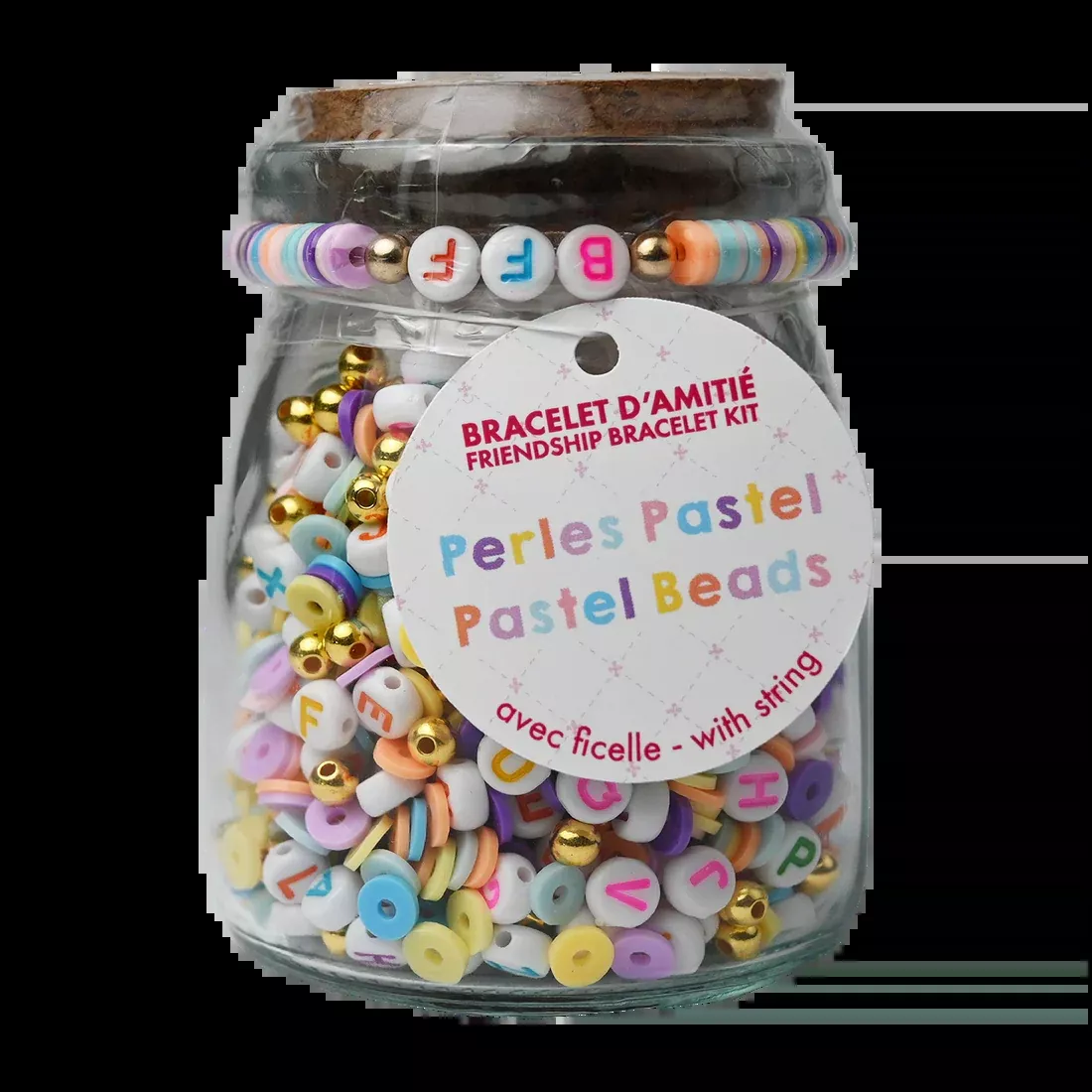 DIY Bead Jar Pastels