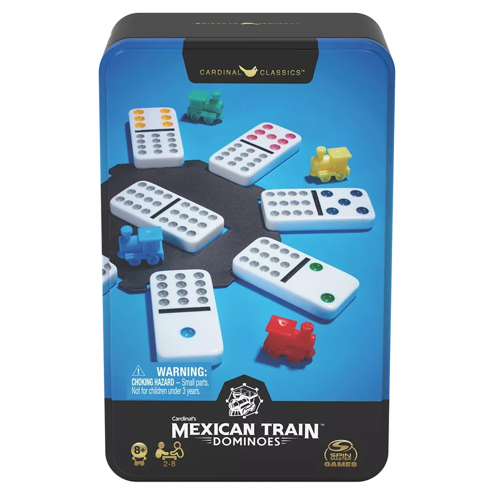 Double-12 Dominoes Classic Game in a Tin Box