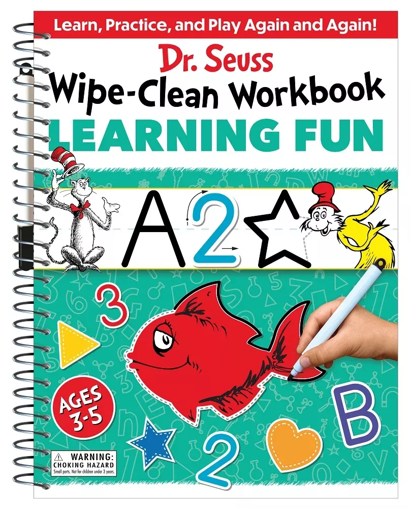 Dr. Seuss Wipe-Clean Workbook: Learning Fun - Interactive Educational Toy