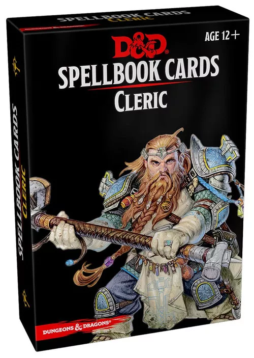 Dungeons & Dragons Cleric Spellbook Cards
