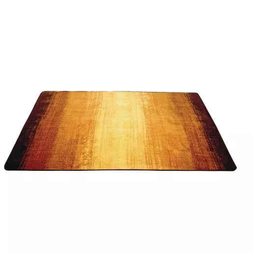 Earth Tone Stripes Carpet, Sand - 4' x 6' Rectangle