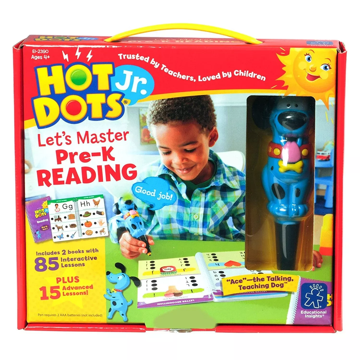 Educational Insights - Hot Dots Jr - Lets Master Pre K Reading