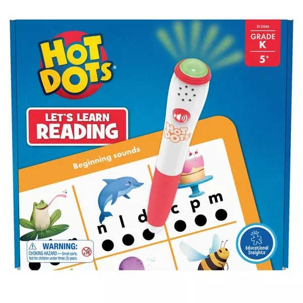 Educational Insights - Hot Dots - Lets Learn Reading Workbook - Kindergarten