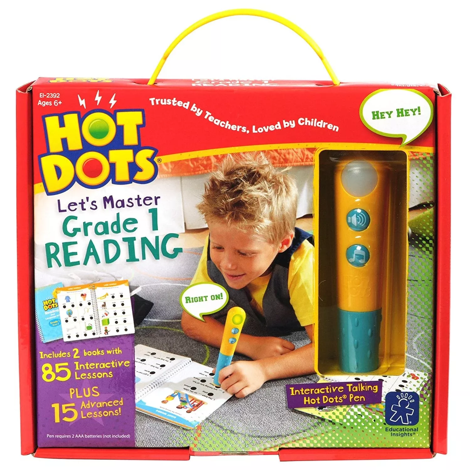 Educational Insights - Hot Dots LetS Master Grade 1 Reading
