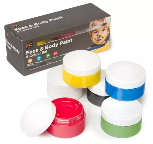 Edvantage - Face & Body Paint - Set of 6