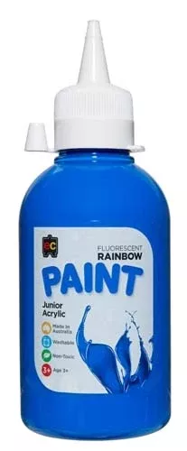 Edvantage -Fluorescent Paints 250ml - Blue
