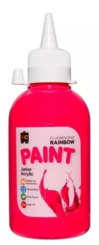 Edvantage -Fluorescent Paints 250ml - Pink