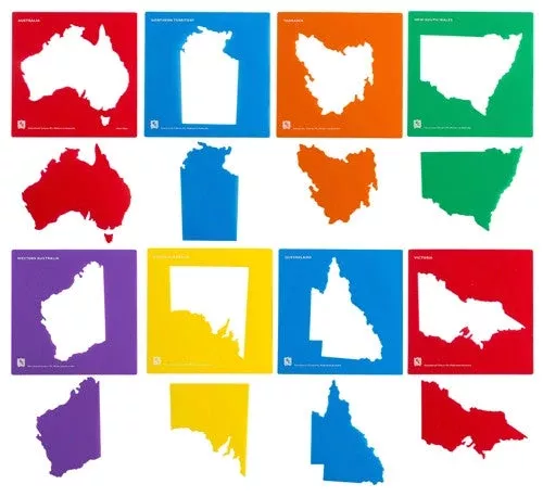 Edvantage - Stencil Sets - Australia & States