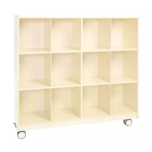 Environments Mobile 12-Section Cubby Storage - Assembled
