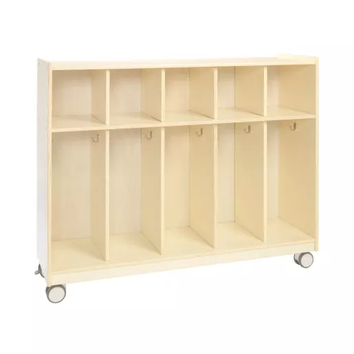 Environments Mobile Toddler 5-Section Locker - Ready to Assemble