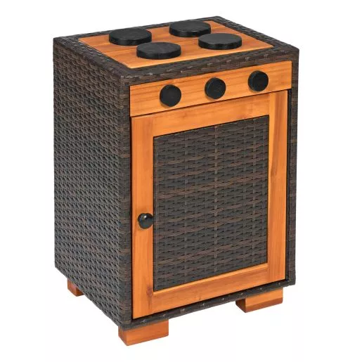 Environments Outdoor Wicker Stove Cooker