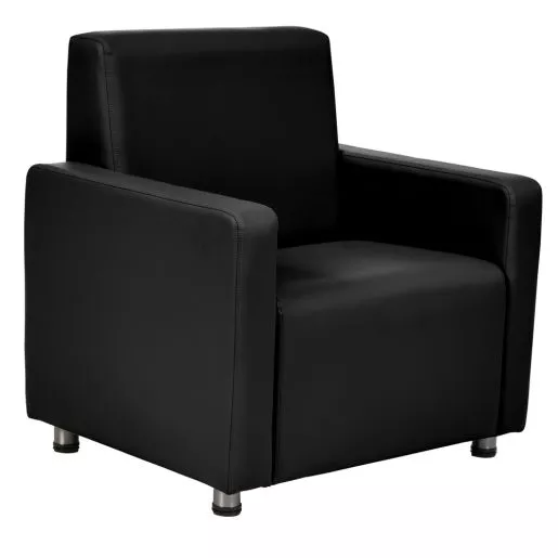 Environments Upholstered Arm Chair- Black